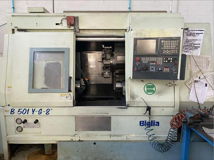 Tour motorisé cnc Biglia B 501 Y S8 d'occasion