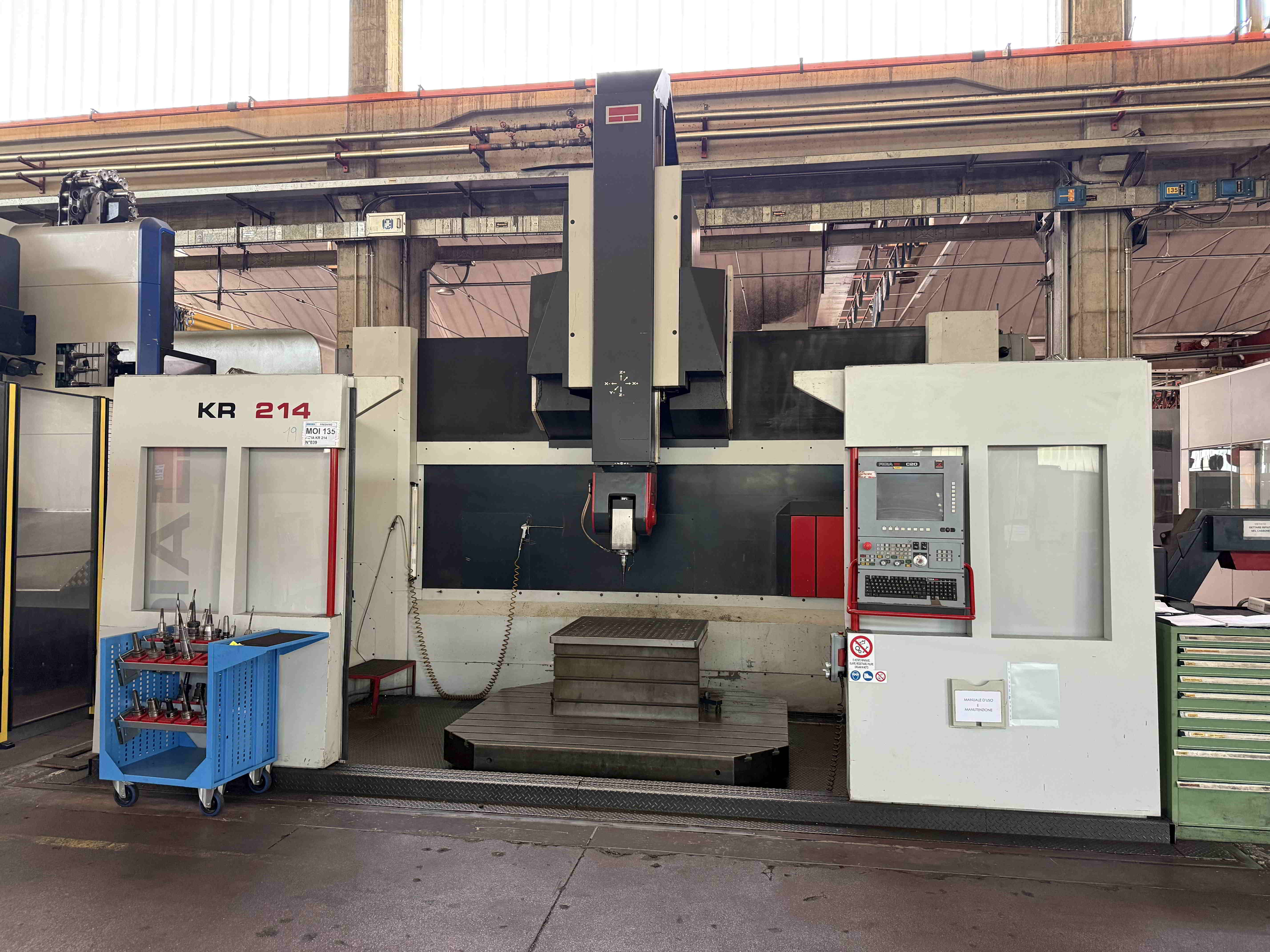 Fraiseuse cnc à banc fixe FIDIA KR 214 CNC