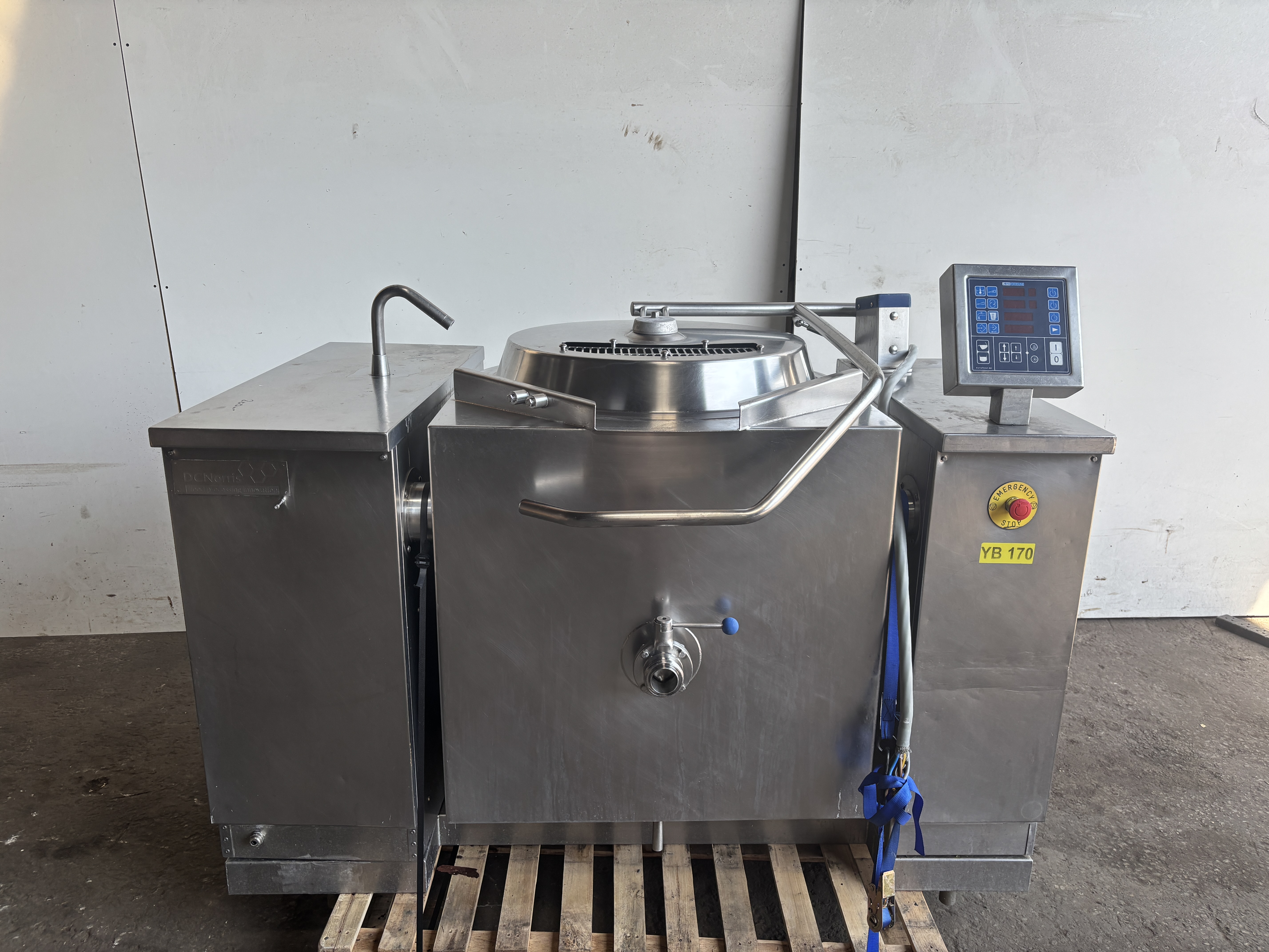 Joni OP200 cuve mélangeuse électrique à vapeur et à double paroi