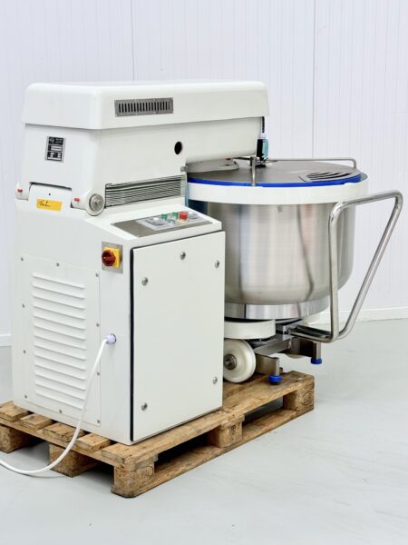 Mélangeur spirale Diosna SP 160 AD reconditionné avec 2 cuves neuves 160 kg de pâte