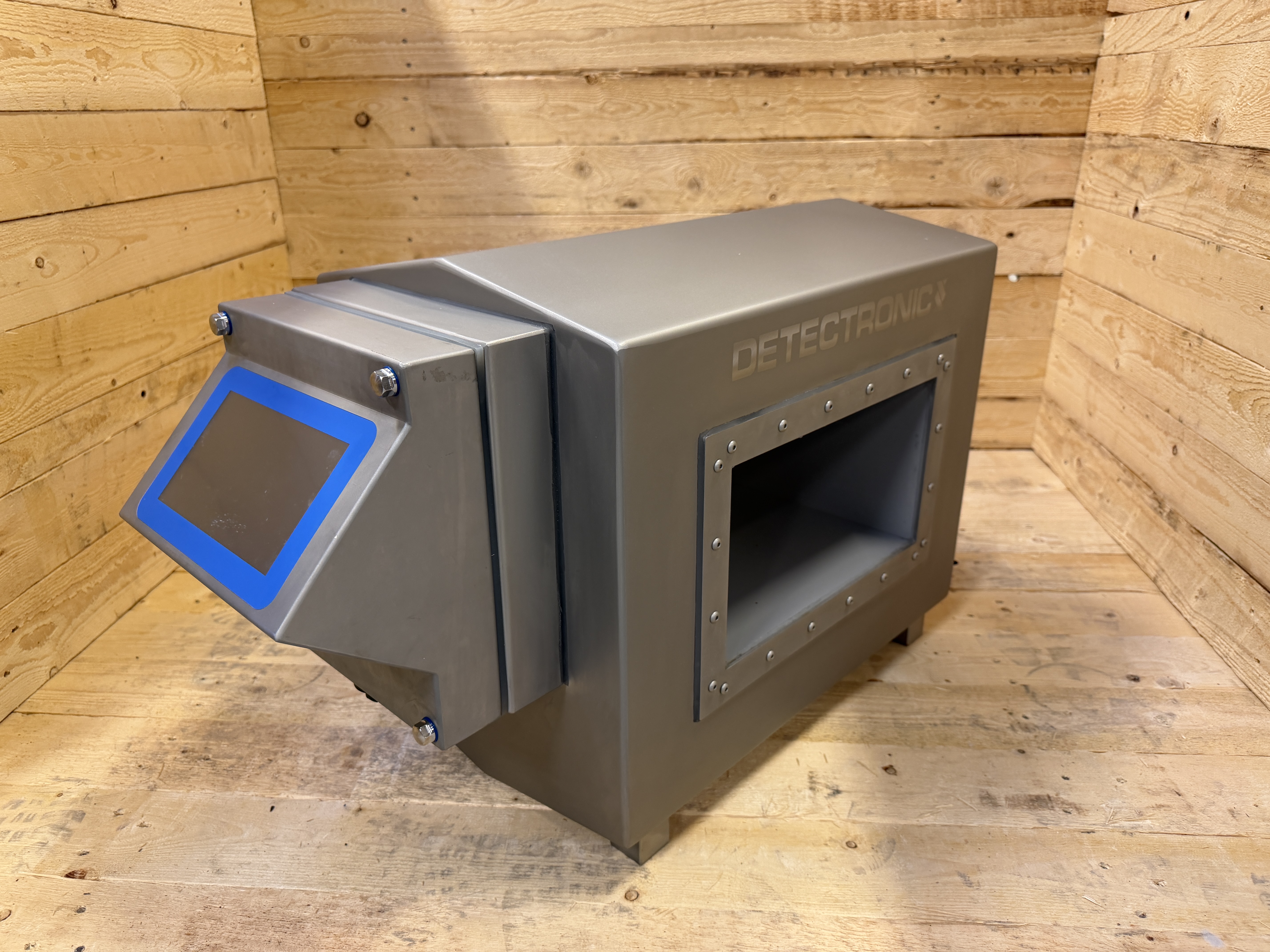Tête de détecteur de métaux pour tunnel Detectronic 300 x 150 mm – IP69K – 2024 – Modèle de démonstration