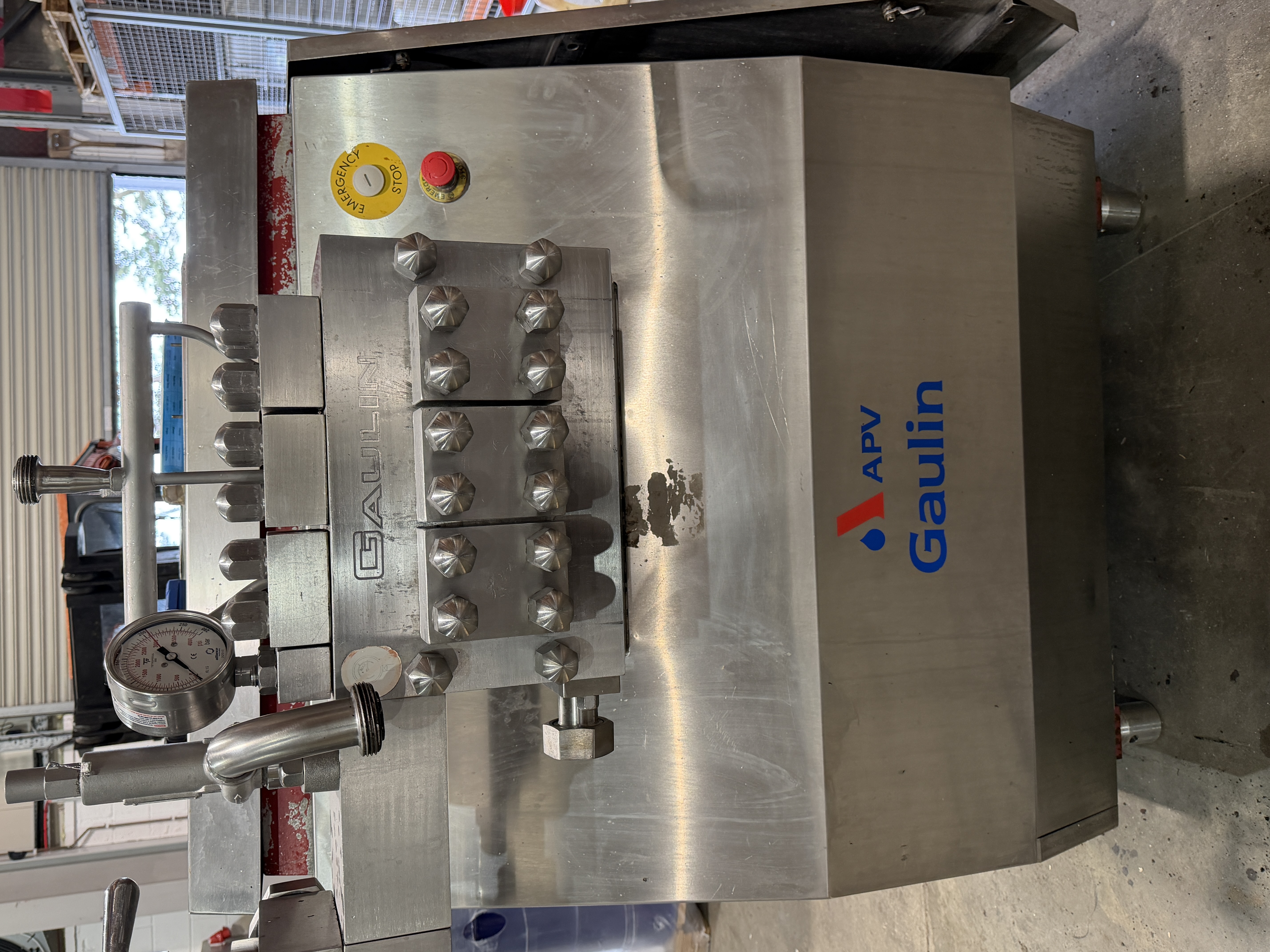 Homogénéisateur haute pression APV Gaulin 24-8B – 900 L/H – 550 Bar