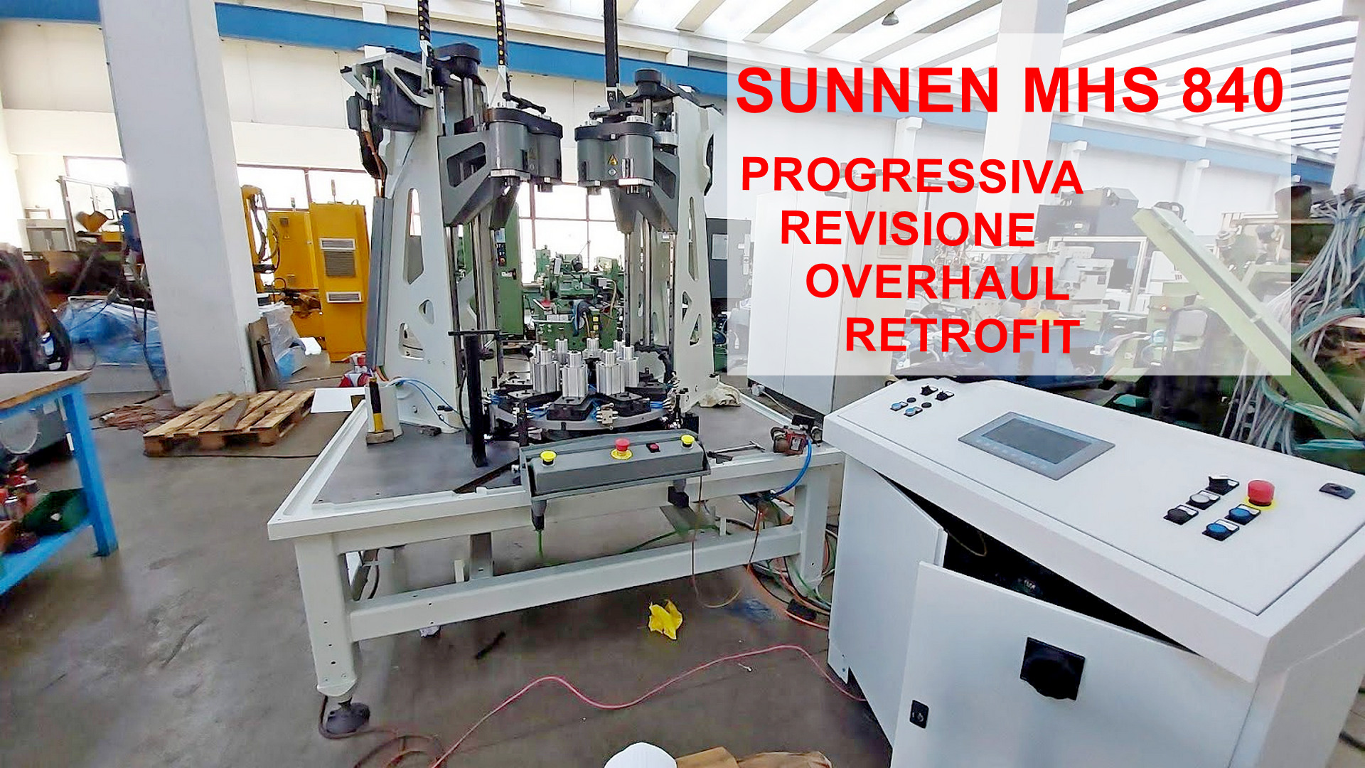 Ébavureuse Sunnen MHS 840 (like VSS84) single pass honing - retrofit