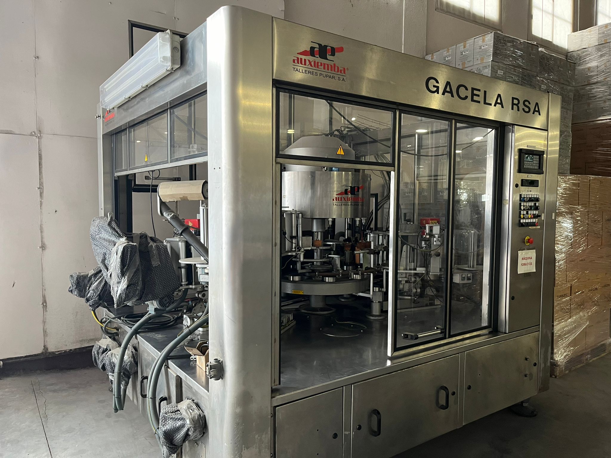 Étiqueteuse autocollante Auxiemba Gacela RSA 9-III-IZ