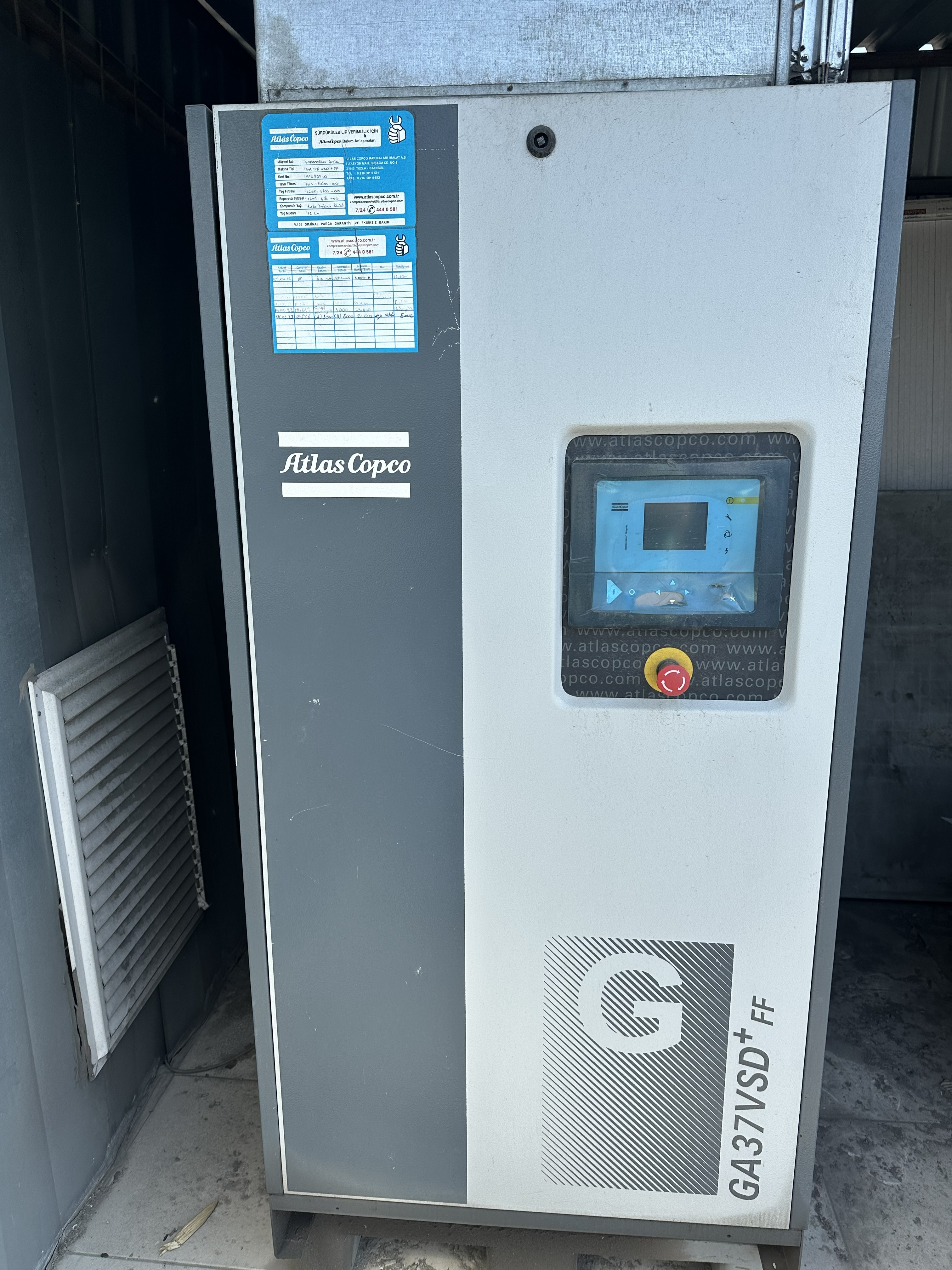 Compresseur ATLAS Cop-co GA37VSD+FF
