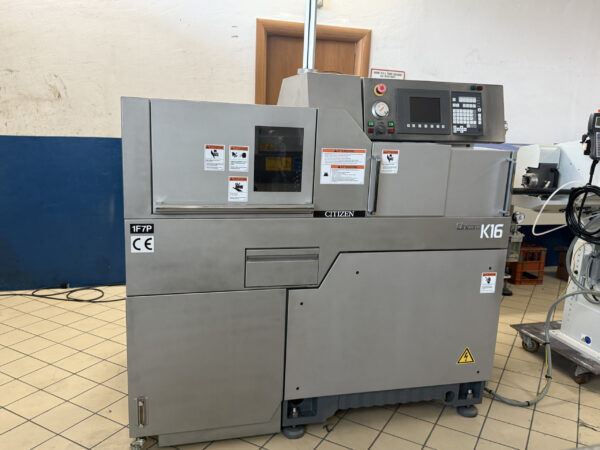 Tour cnc à poupée mobile Citizen K16 VII d'occasion