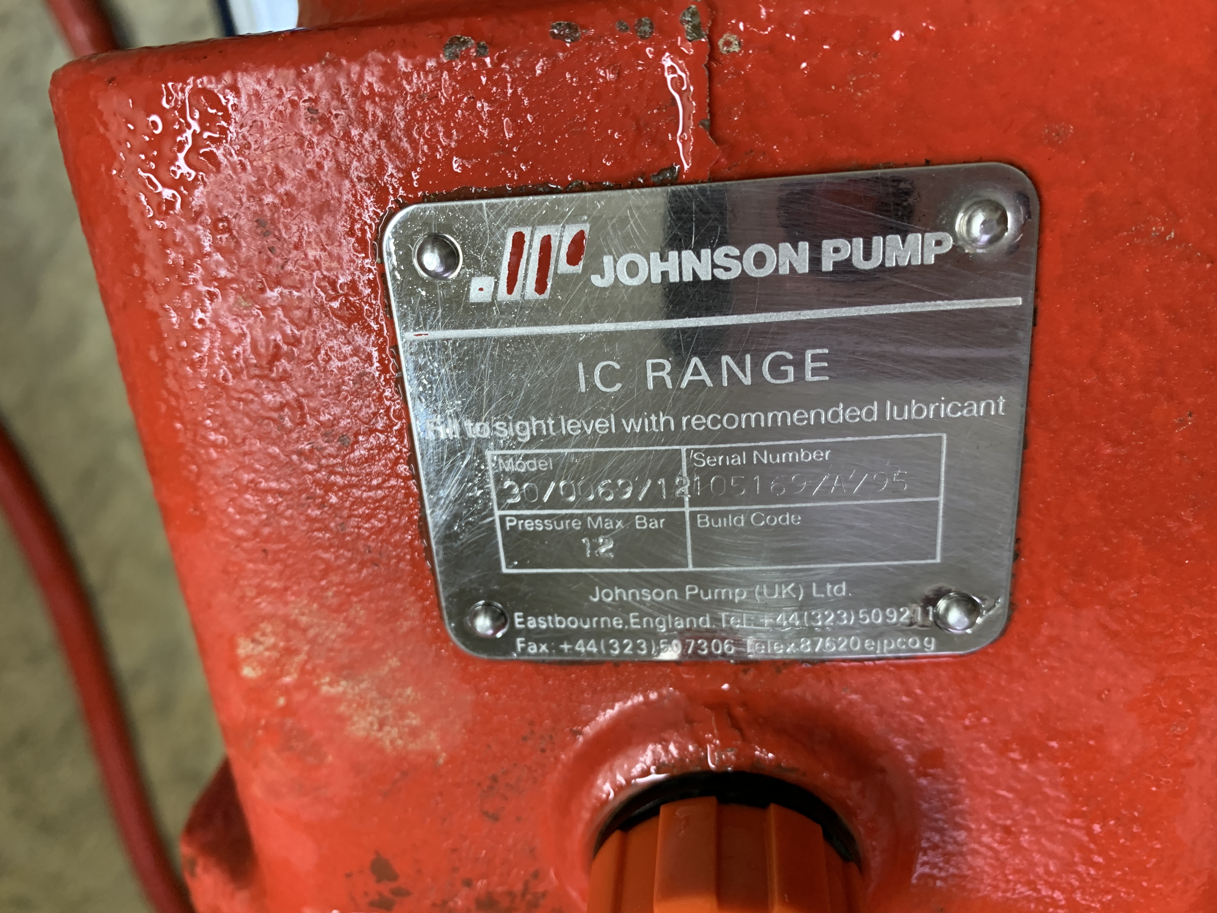 pompe industrielle JOHNSON 30/0069/121