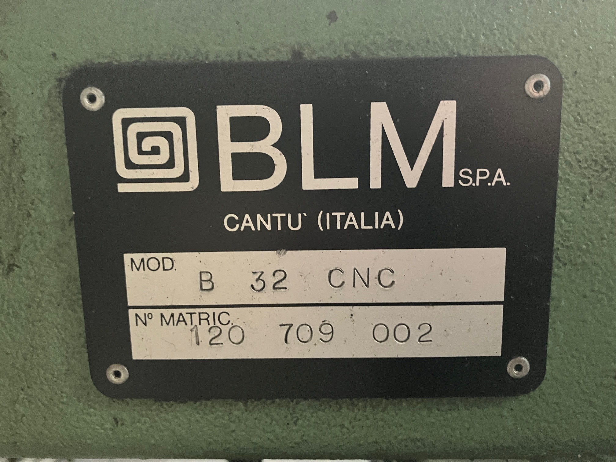 Cintreuse de tubes BLM B 32 CNC