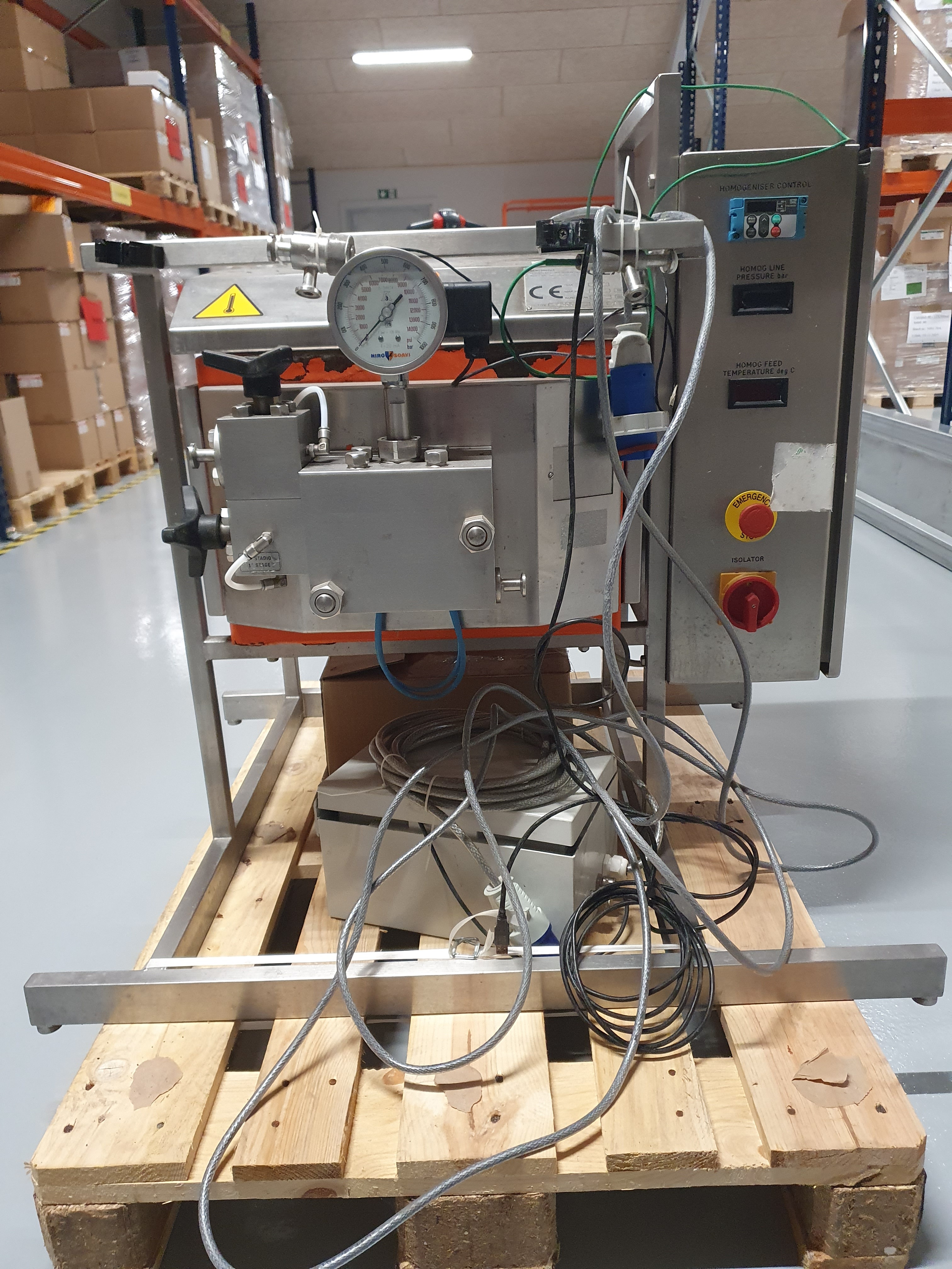 NS20002H GEA Niro Soavi NS2002H Homogénéisateur de laboratoire – 30 L/h – 600 BAR – 2009