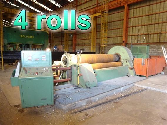 Rouleuse de tôles Lisse CH 35/40 3100 x 50 mm