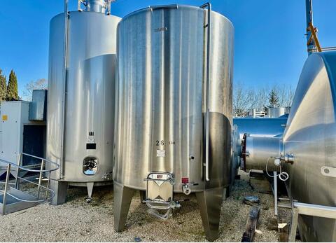 Cuve inox - Fond conique - Stockage - LEJEUNE - 15000 L