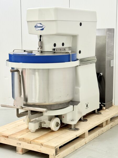 Diosna W 240 AFT wendel reconditionné avec 2 bols 240kg pâte