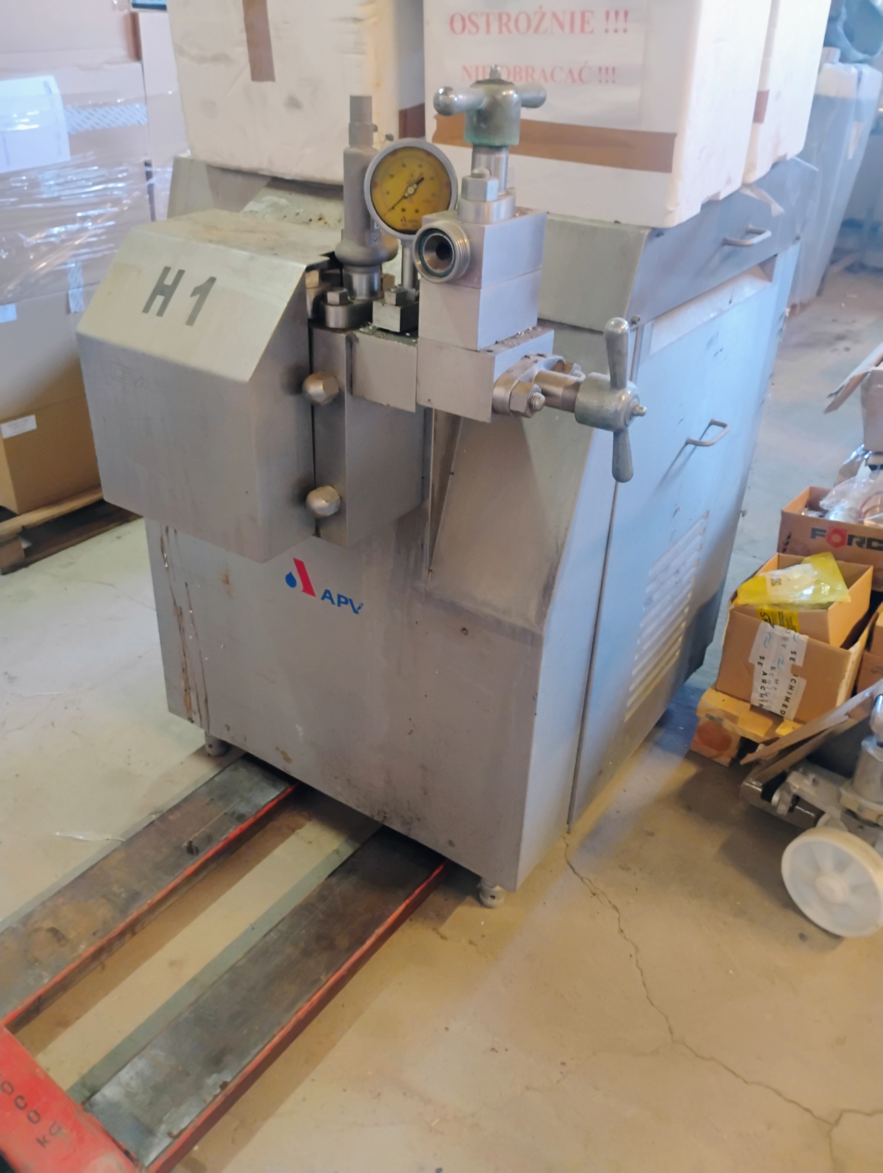 Mélangeur liquide APV Gaulin 1057 MC 7-3 TPS