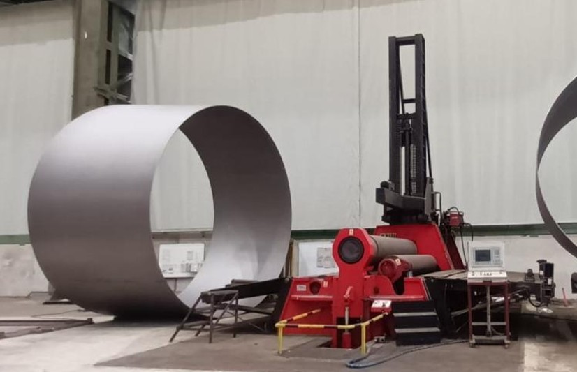 Rouleuse de tôle à 4 rouleaux Davi MCB3060WT