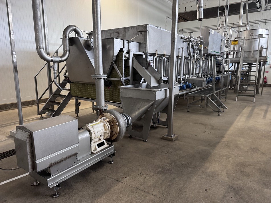 Cabinplant IBC 510 Machine de découpe, lavage et blanchiment de légumes et fruits