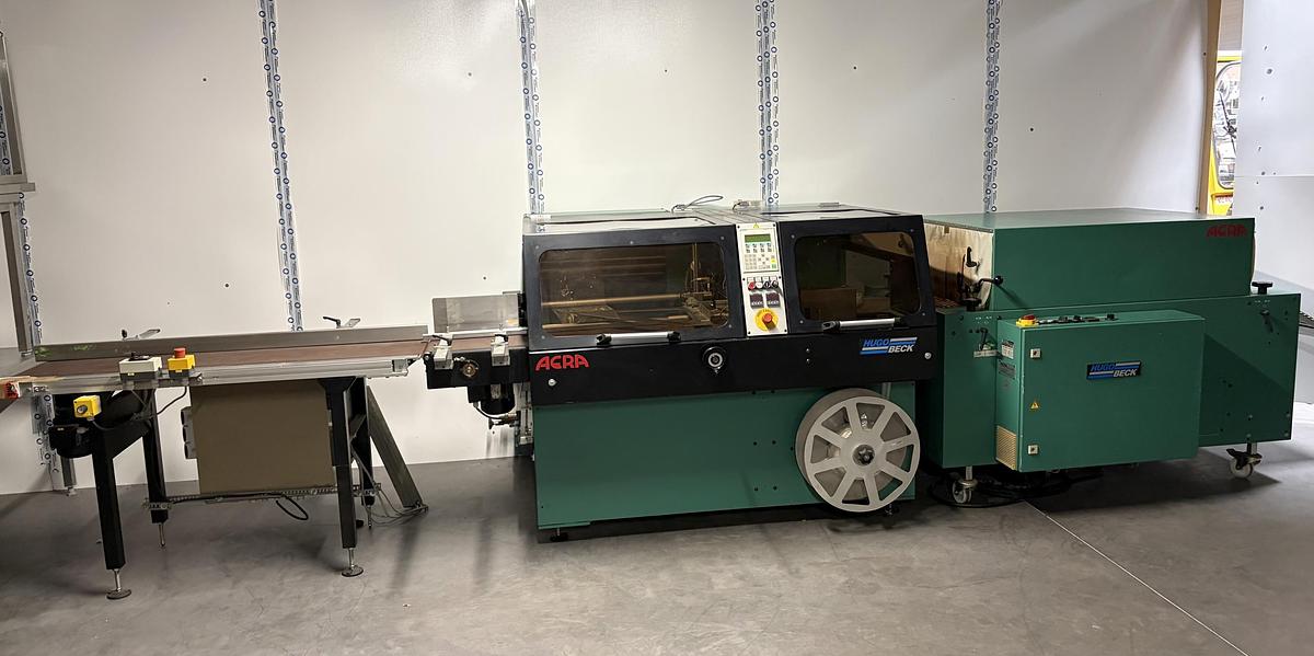 Machine de suremballage sous film rétractable HUGO BECK FLEXO 500 / SLB 5012/25