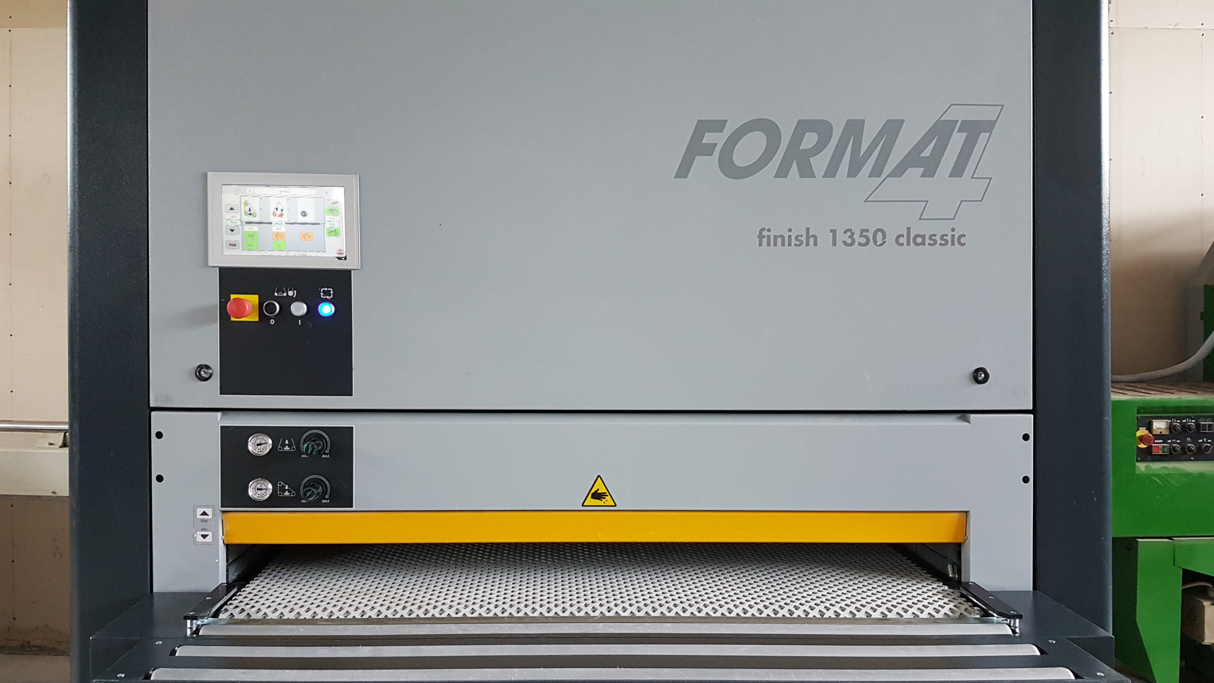 Ponceuse calibreuse large bande Felder Format 4 Finish 1350