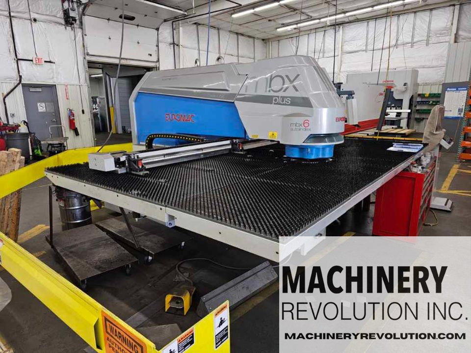 2019 EuroMac MBX 6 Plus 1250 30 Ton CNC Turret Punch ***Faibles Heures***