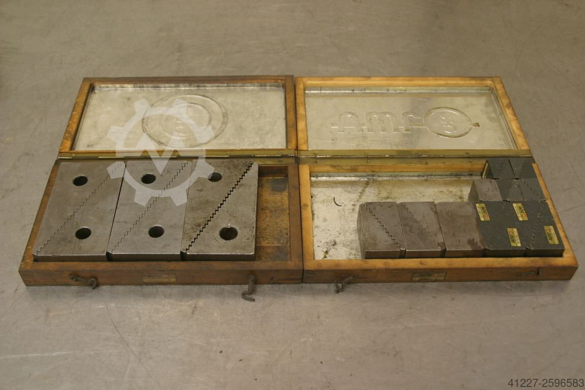 Jeu de coussins de serrage universel dans une boîte en bois AMF amf 6500 H