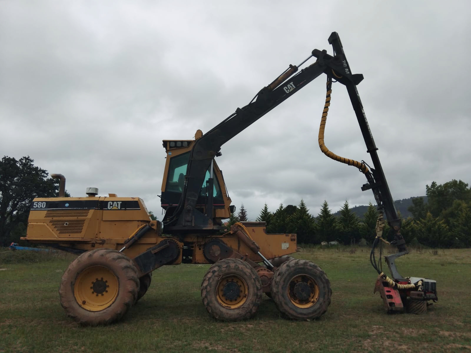 BROYEUR FORESTIER CATERPILLAR 580