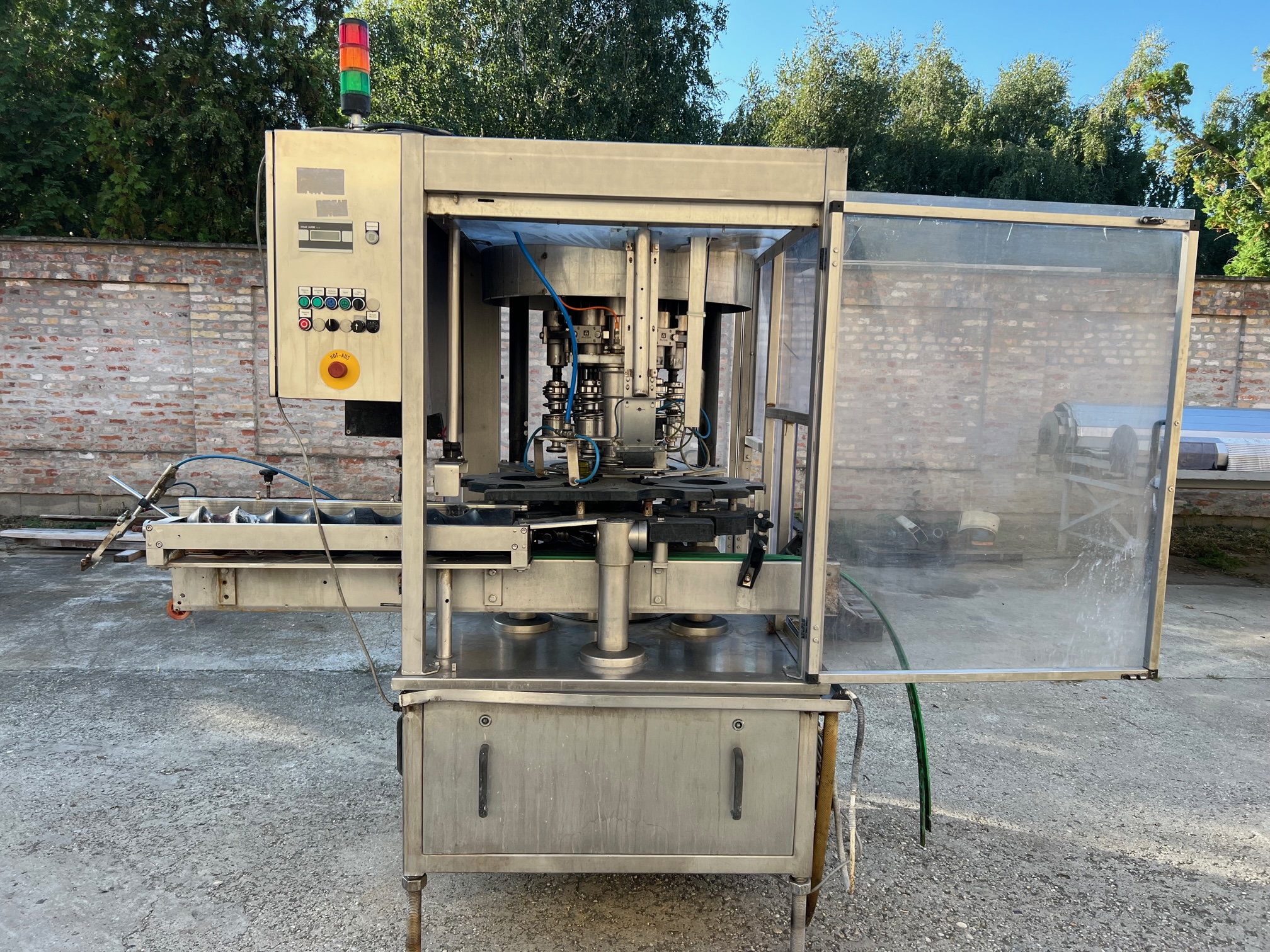 Machine de bouchage rotative automatique ALCOA CF6-360 de haute qualité - En excellent état