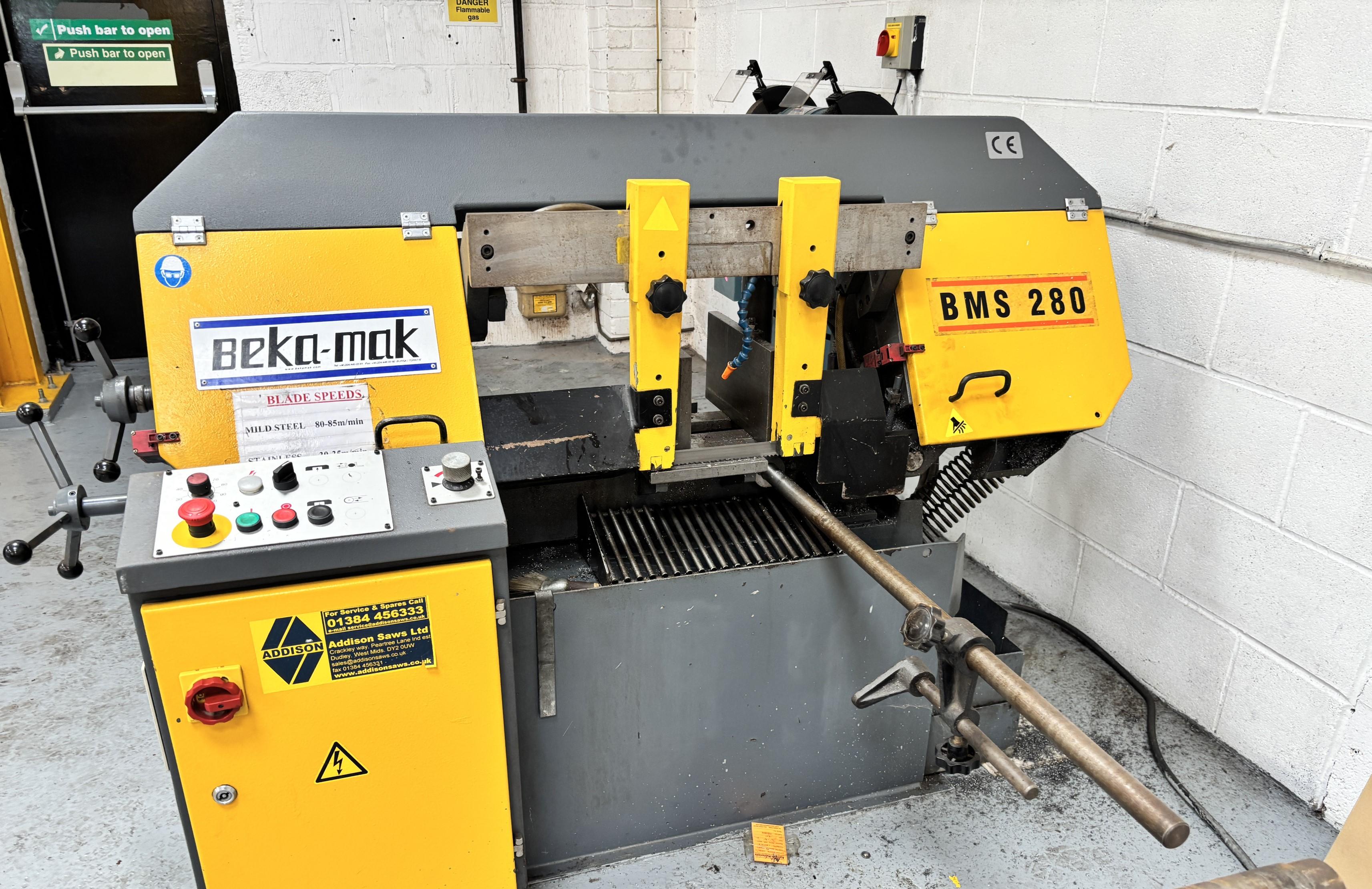 Scie à ruban pour métal BEKA-MAK BMS 280