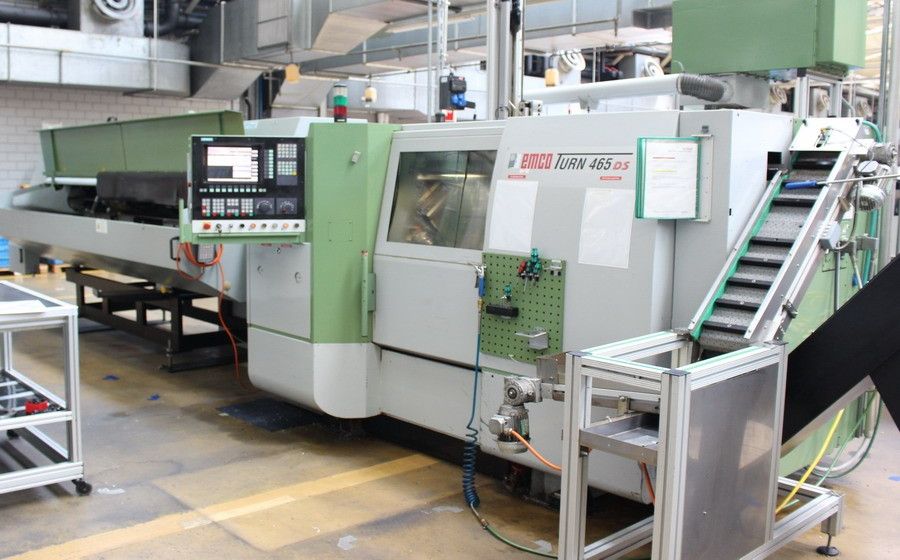 Tour motorisé cnc EMCO Turn 465 DS d'occasion