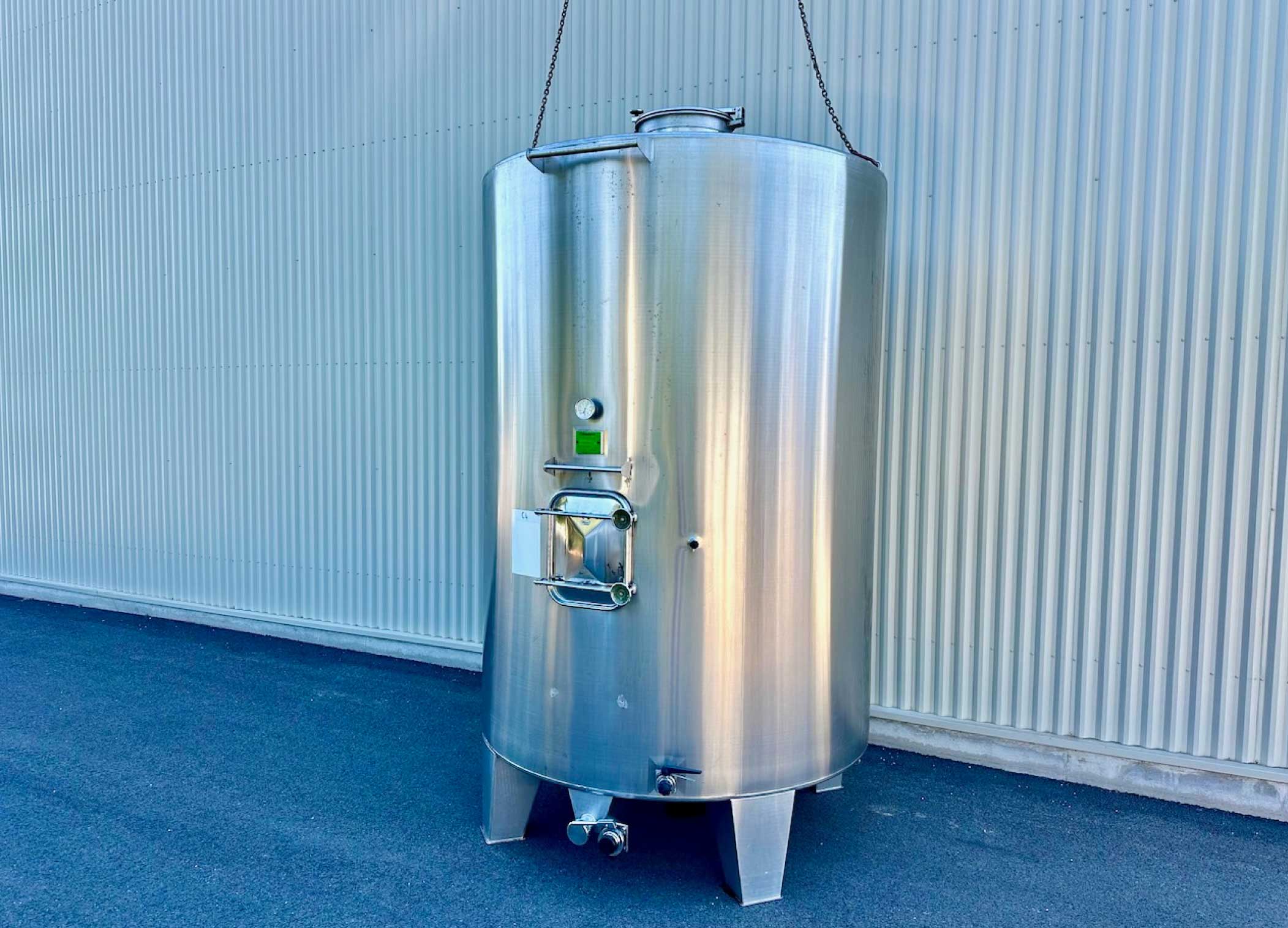 Cuve inox - Fond conique - DABRIGEON - 12400 L - 5 unités