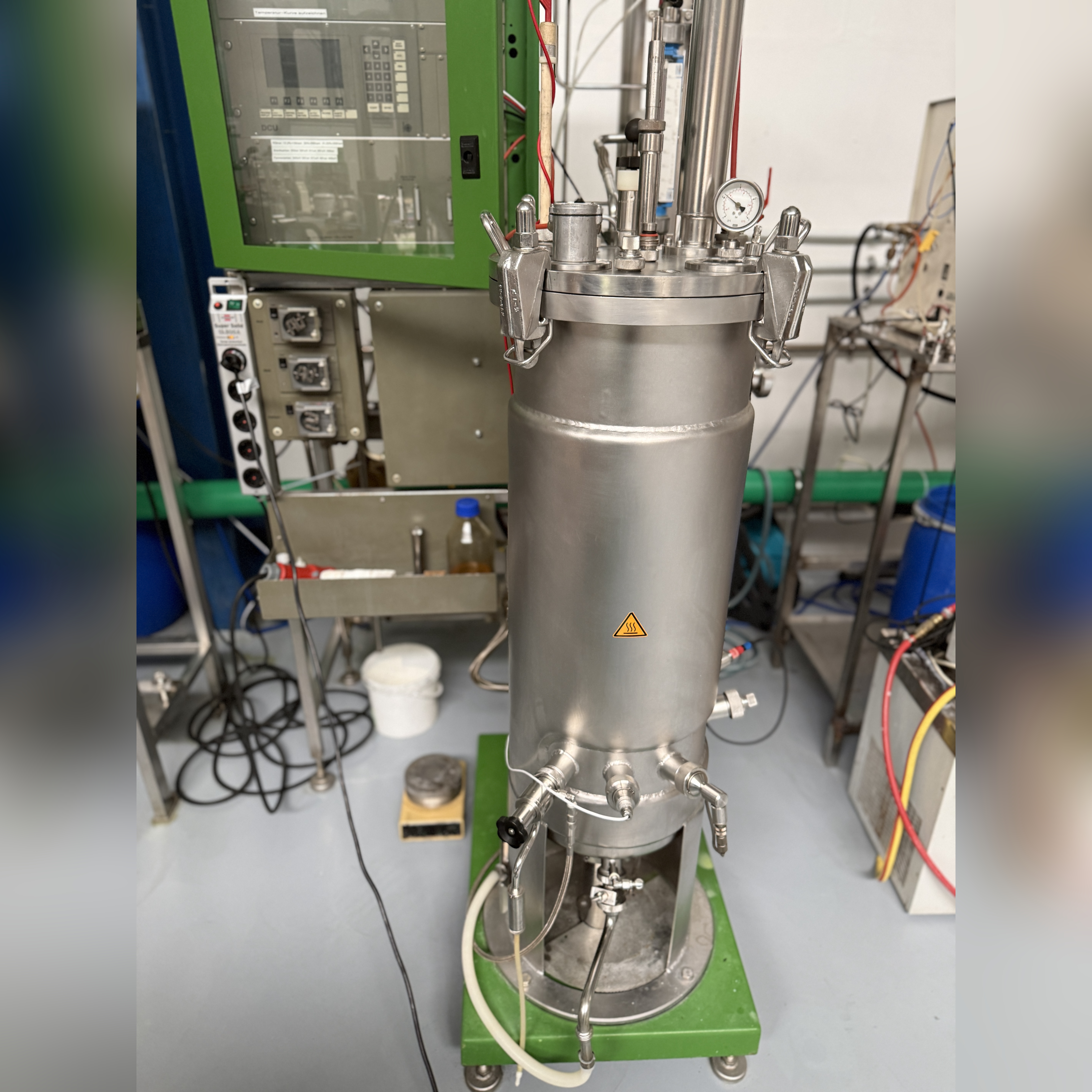 B. Braun Biotech bioréacteur/fermenteur tempéré de 42 litres en V2A