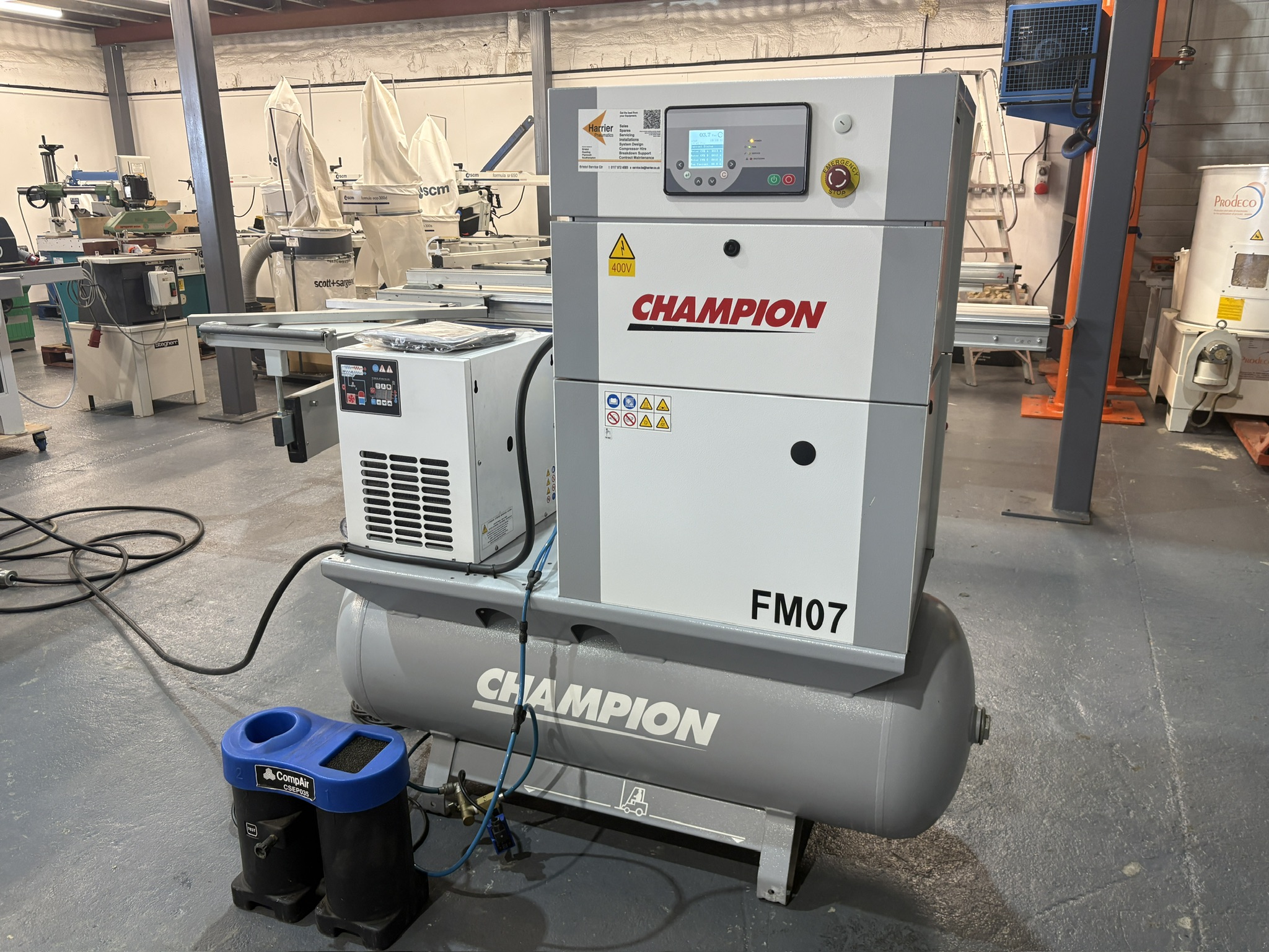 Compresseur Champion FM07 Faible nombre d'heures