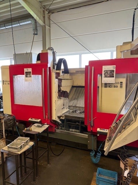 Fraiseuse cnc à banc fixe Hedelius C50/1800