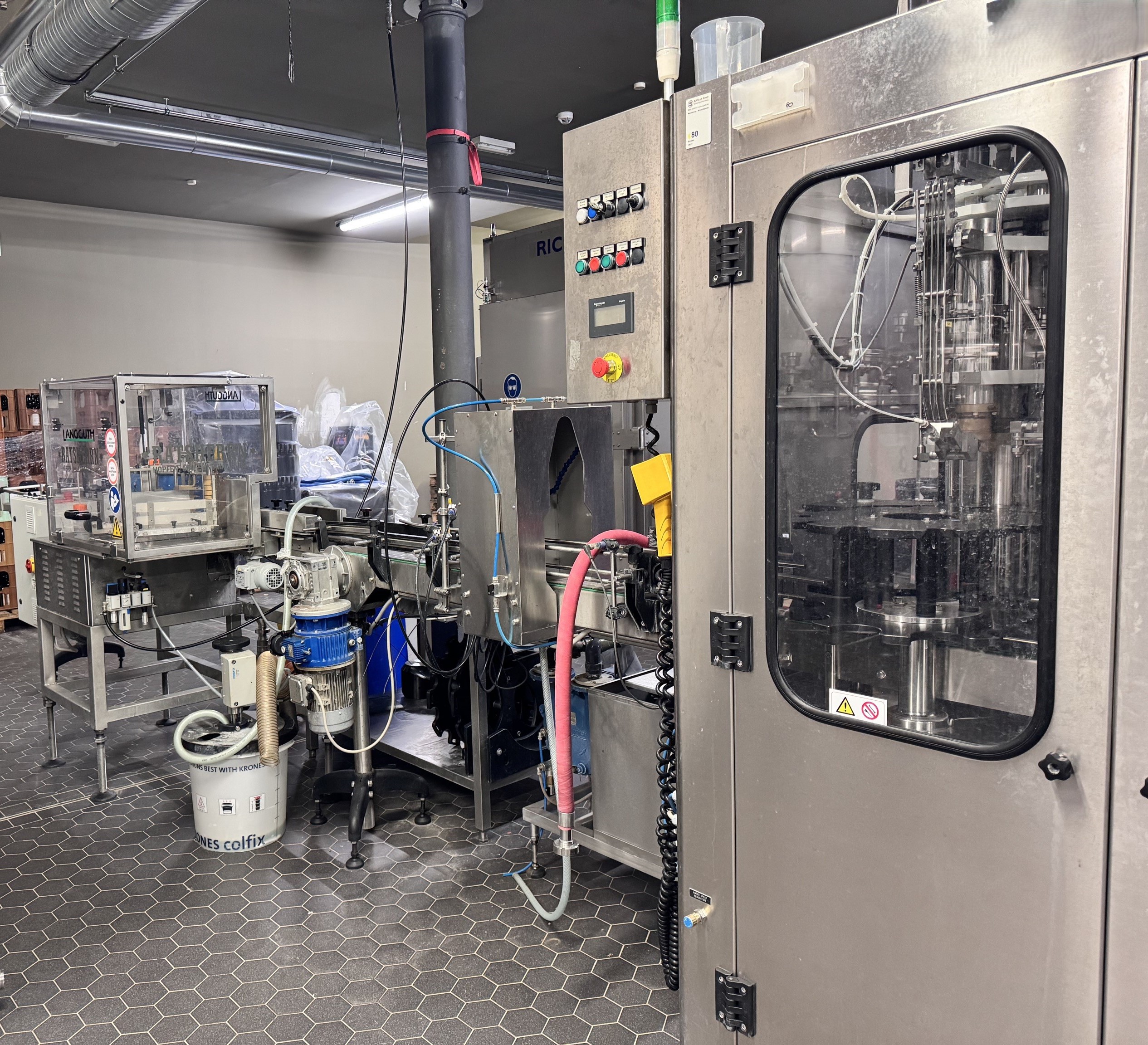 Machine de remplissage isobarométrique Cimec AMDPS 9-8-1C, Arol TSI-EagleC Faible nombre d'heures