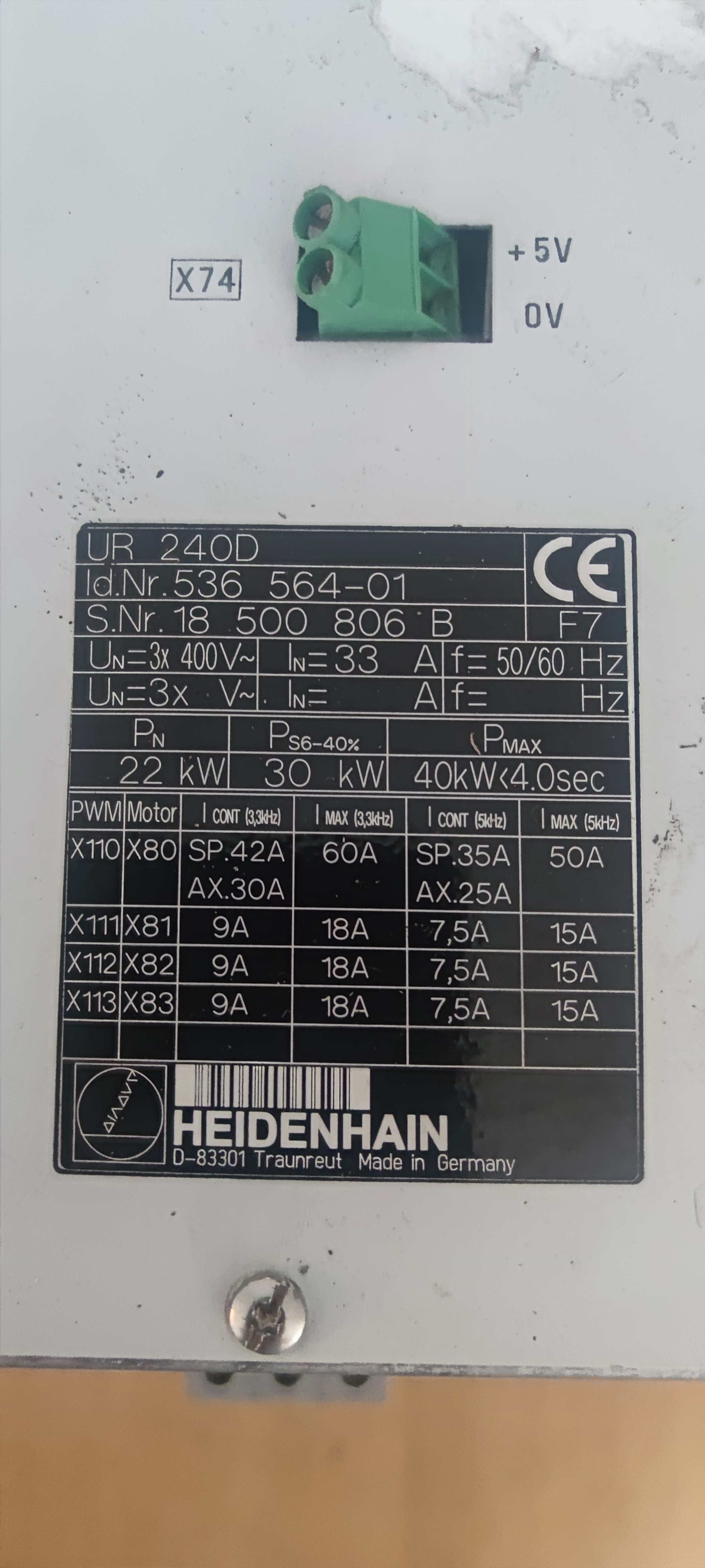 Heidenhain UR 240D