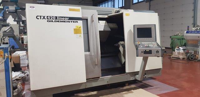 Tour motorisé cnc GILDEMEISTER CTX 420 V3 Linear d'occasion