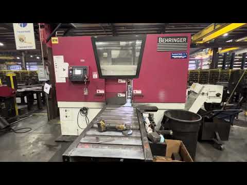BEHRINGER 20" X 16" DUAL POST AUTOMATIC BANDSAW MODEL HBE 411A