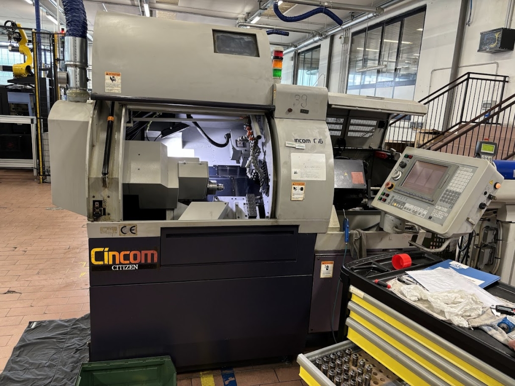 Tour cnc à poupée mobile Citizen C16 d'occasion
