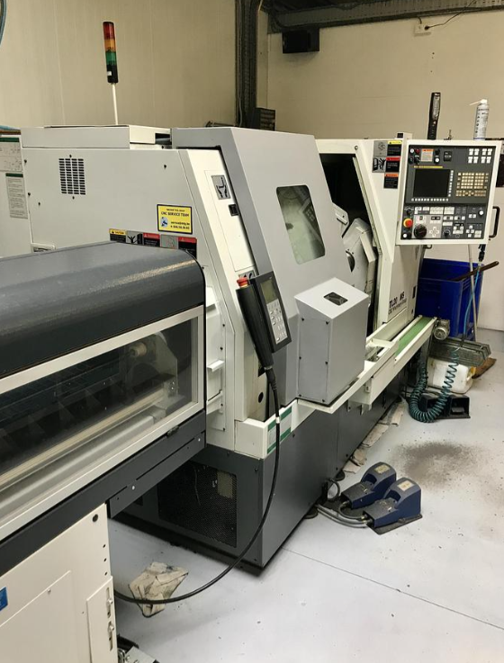 Tour CNC avec ravitailleur de barres CMZ TL20 MS d'occasion