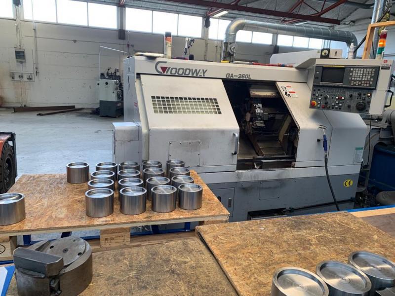Tour cnc avec outils fixes Goodway GA260L d'occasion