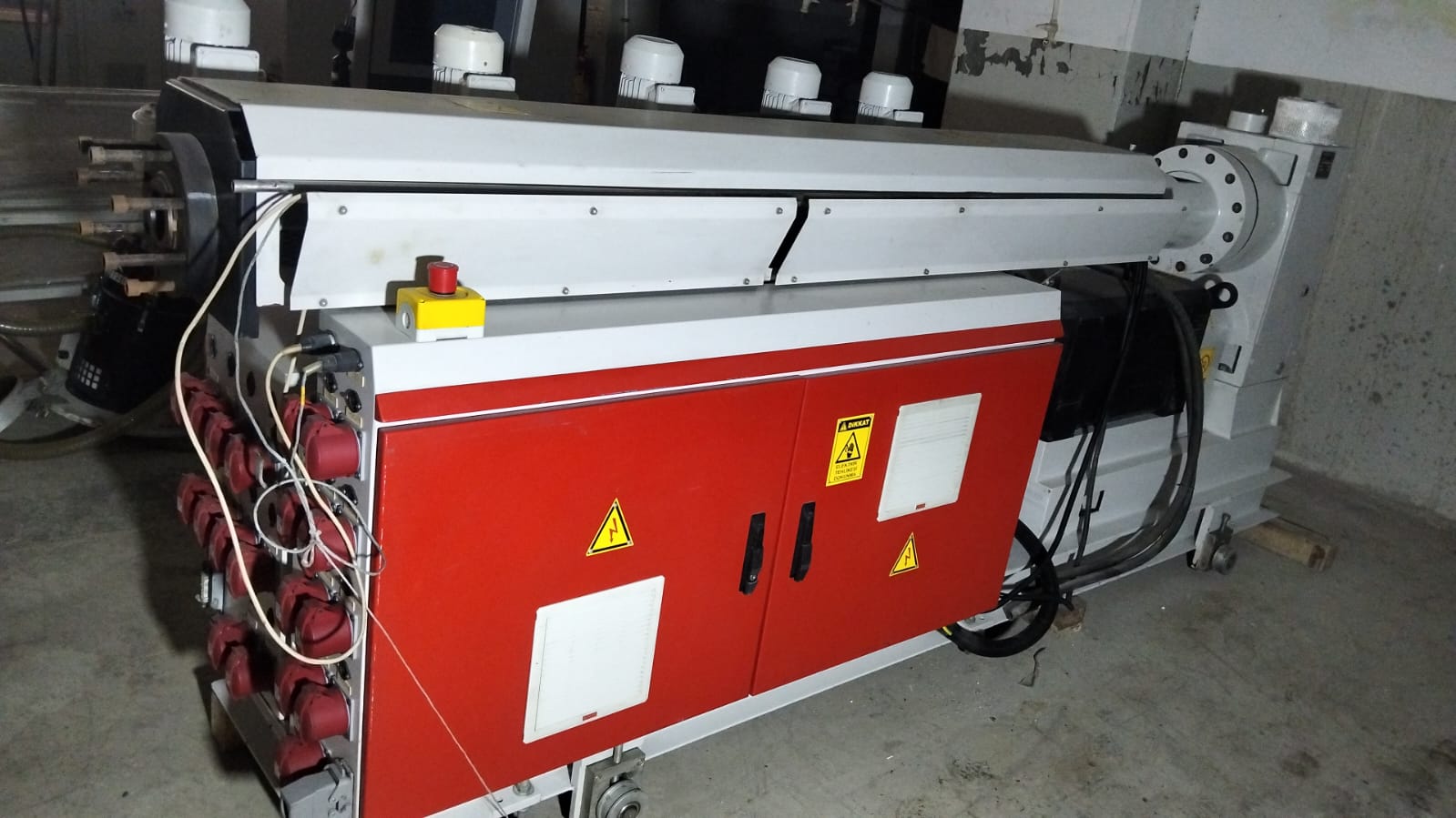 Mikrosan MTV 75/37 D Extrudeuse à une vis pour une capacité de 600 KG par heure