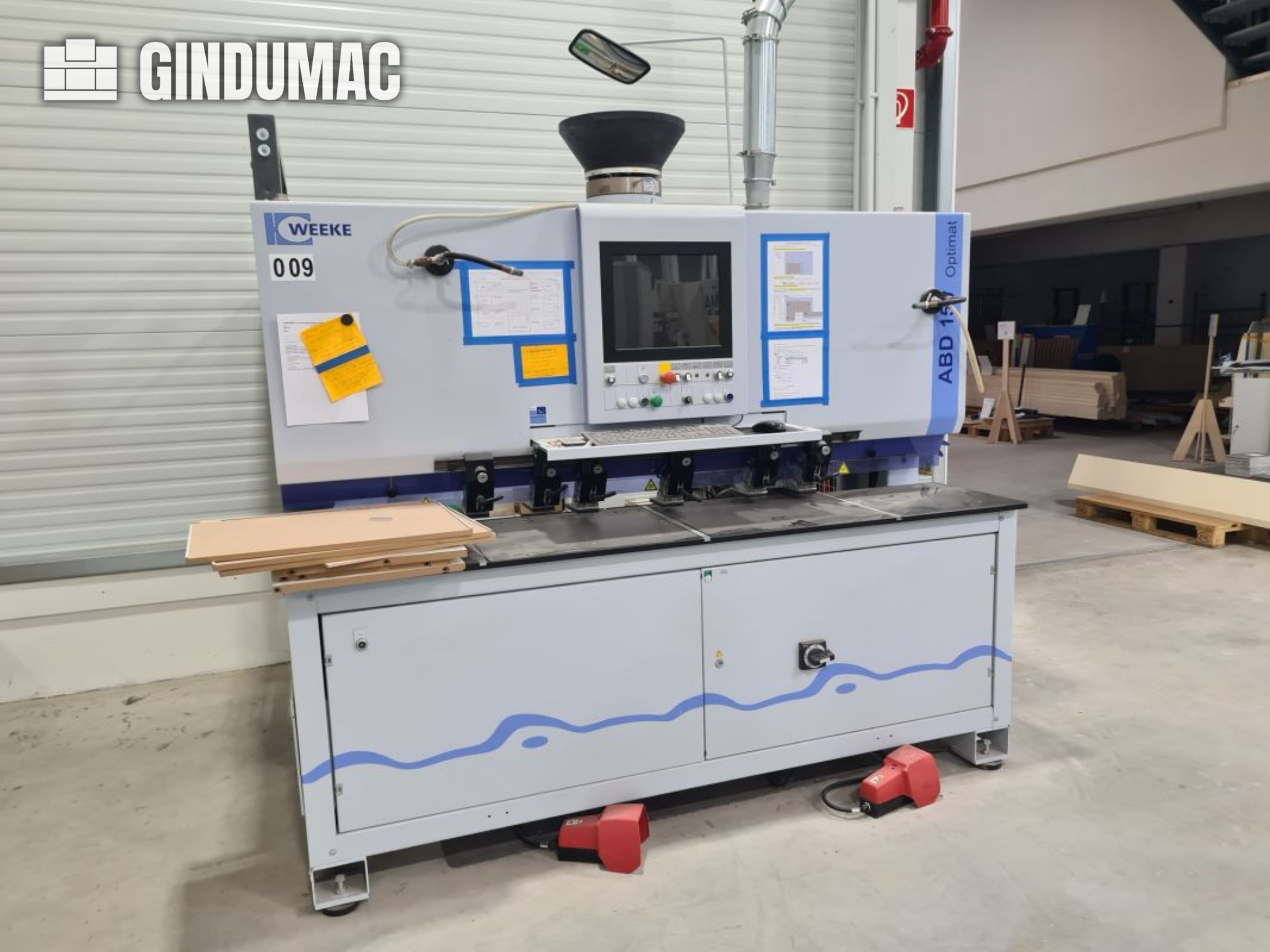 Perceuse multibroches à 3 axes HOMAG WEEKE OPTIMAT ABD150