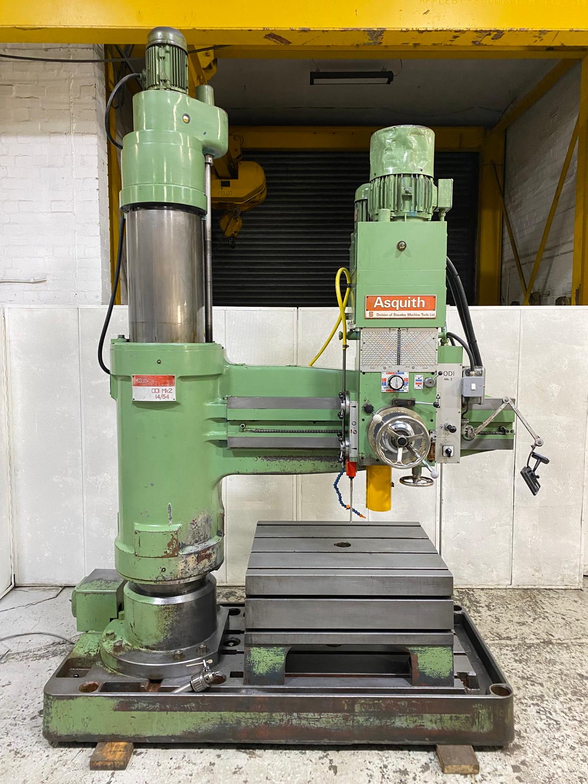 1977 ASQUITH OD1 MK2 14/54 PERCEUSE À BRAS RADIAL