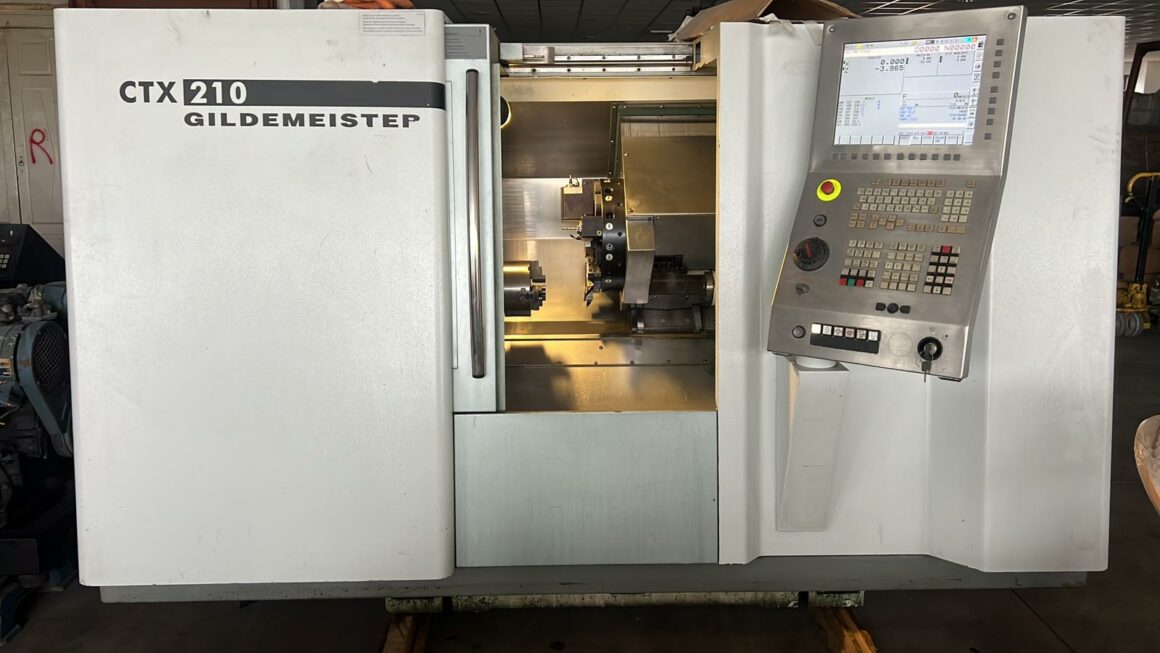 Tour motorisé cnc GILDEMEISTER CTX 210M d'occasion