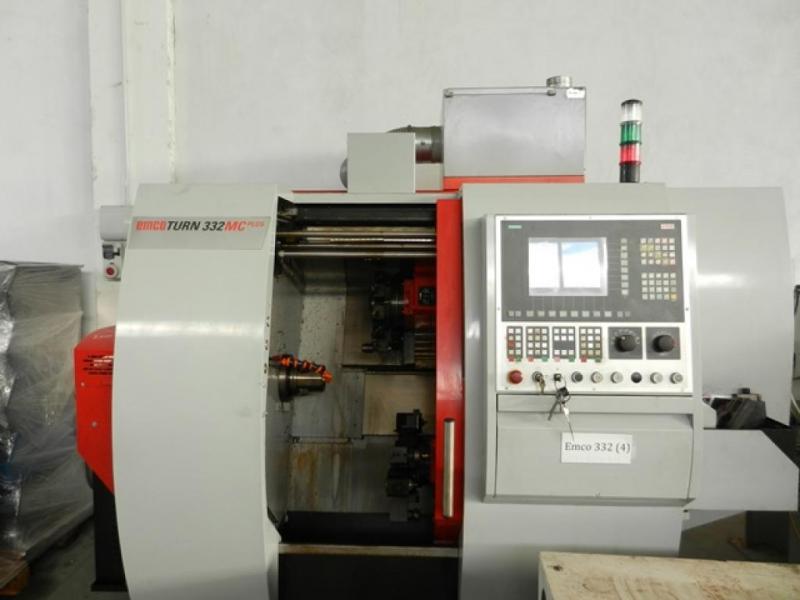 Tour cnc avec outils fixes EMCO TURN 332 MC PLUS d'occasion