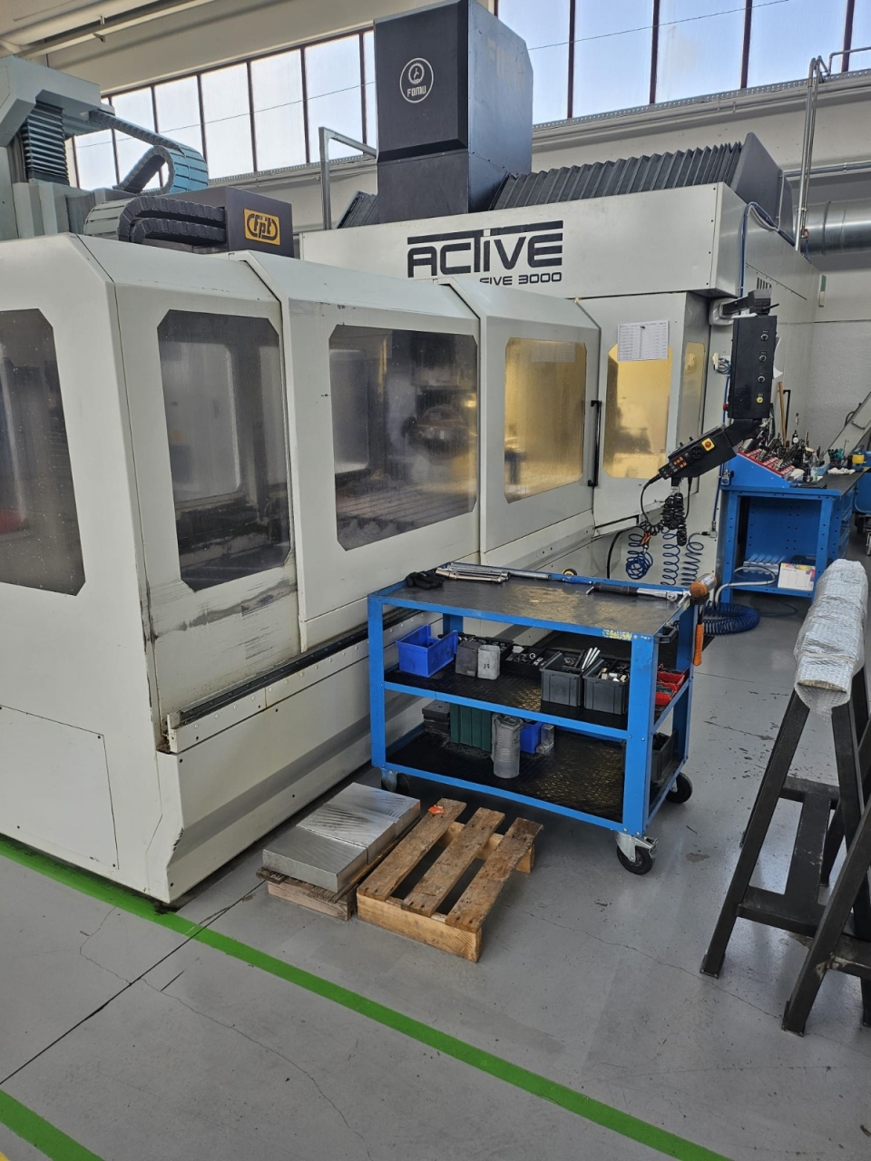 Centre d'usinage à portique Famu OMV ACTIVE d'occasion