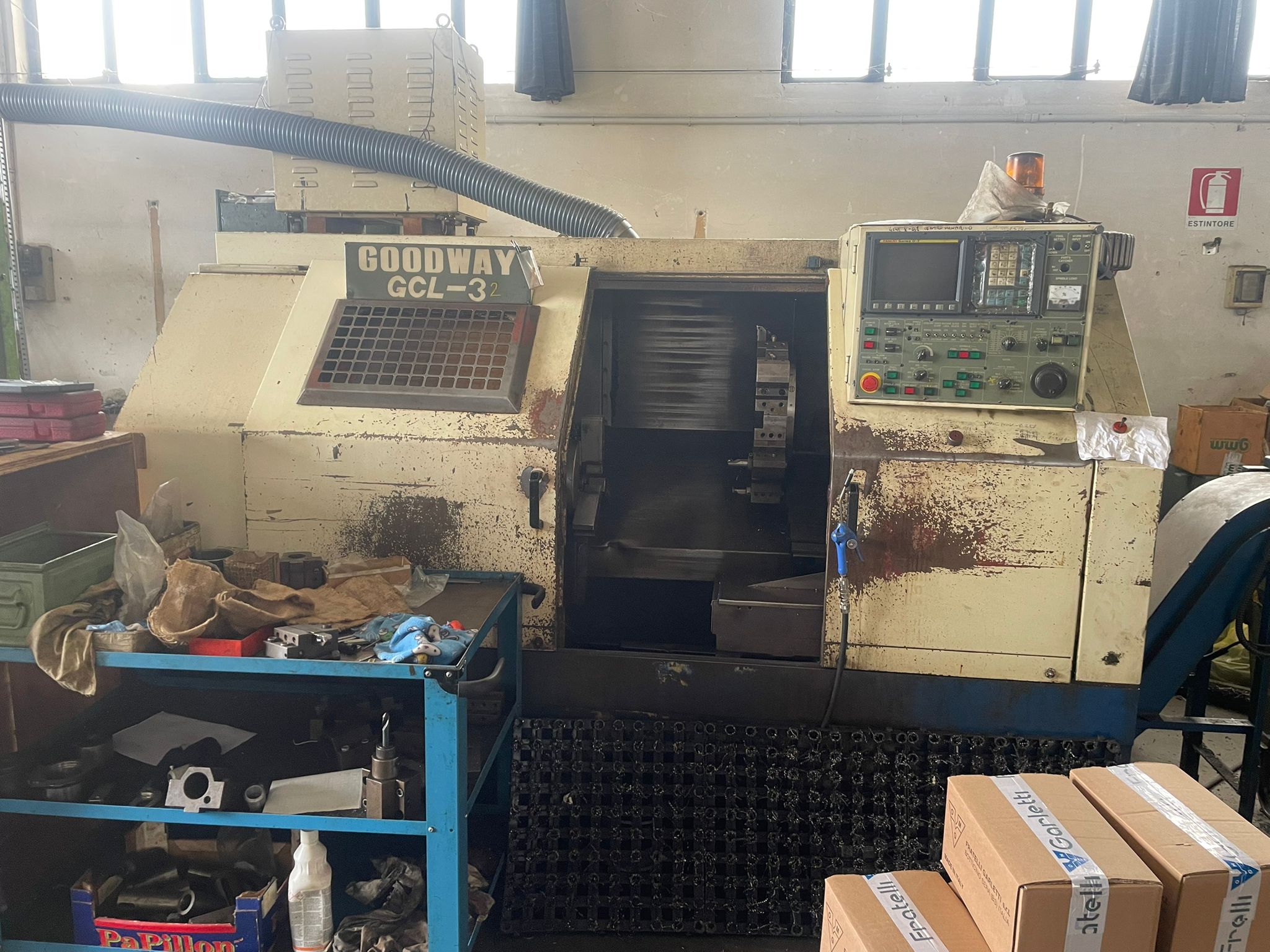 Tour cnc avec outils fixes Goodway GCL 3 d'occasion