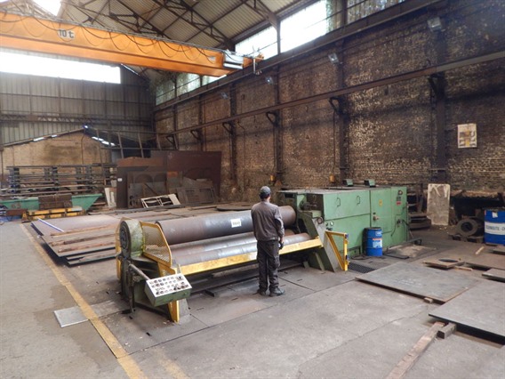 Rouleuse à 4 rouleaux Haeusler 3100 x 40 mm