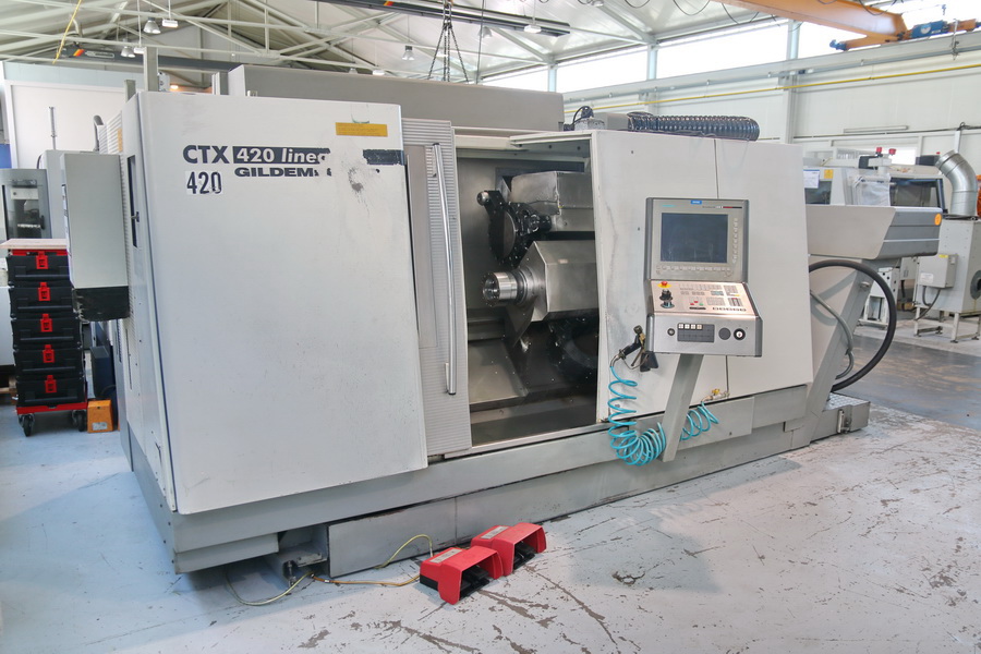 Tour motorisé cnc GILDEMEISTER CTX 420 linear V6 d'occasion