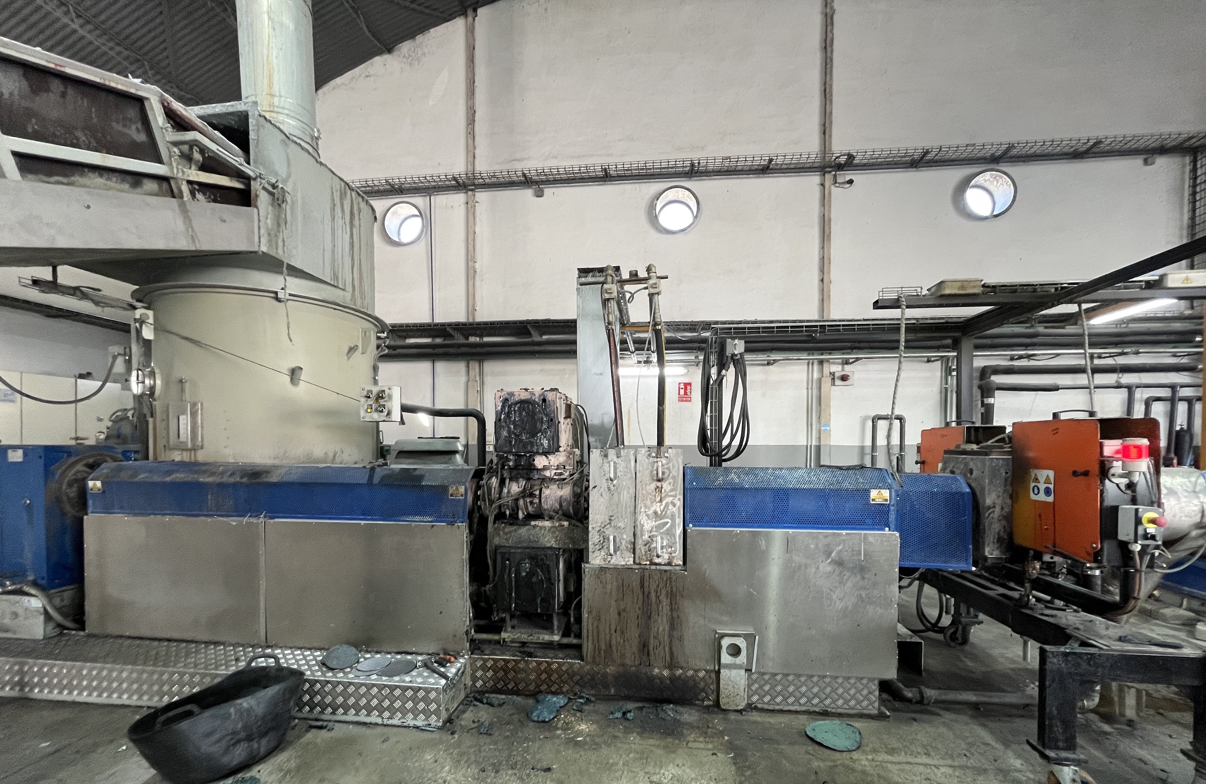 Extrudeuse monovis EREMA RM 120 TVE