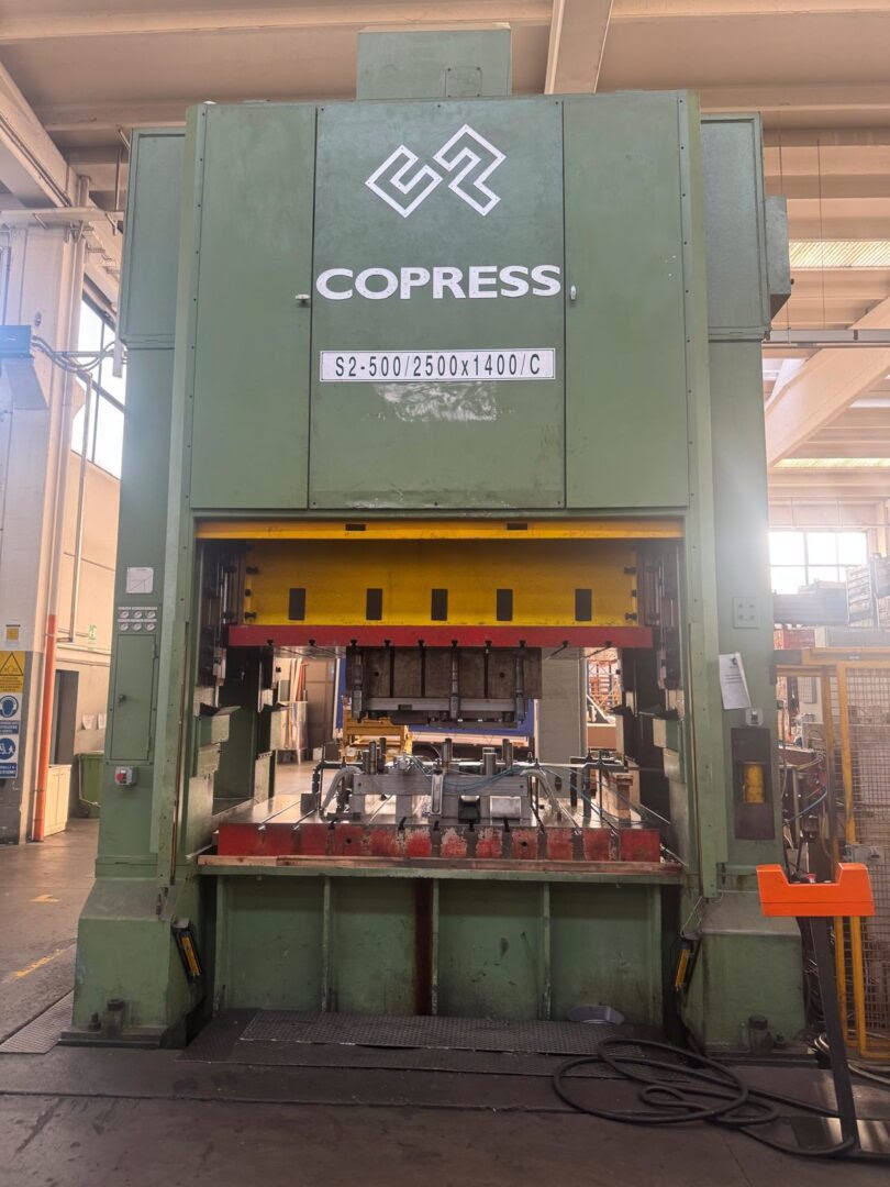 Presse mécanique de découpe à feuille Press 500 tonnes Copress S2 – 500/2500x1400/C