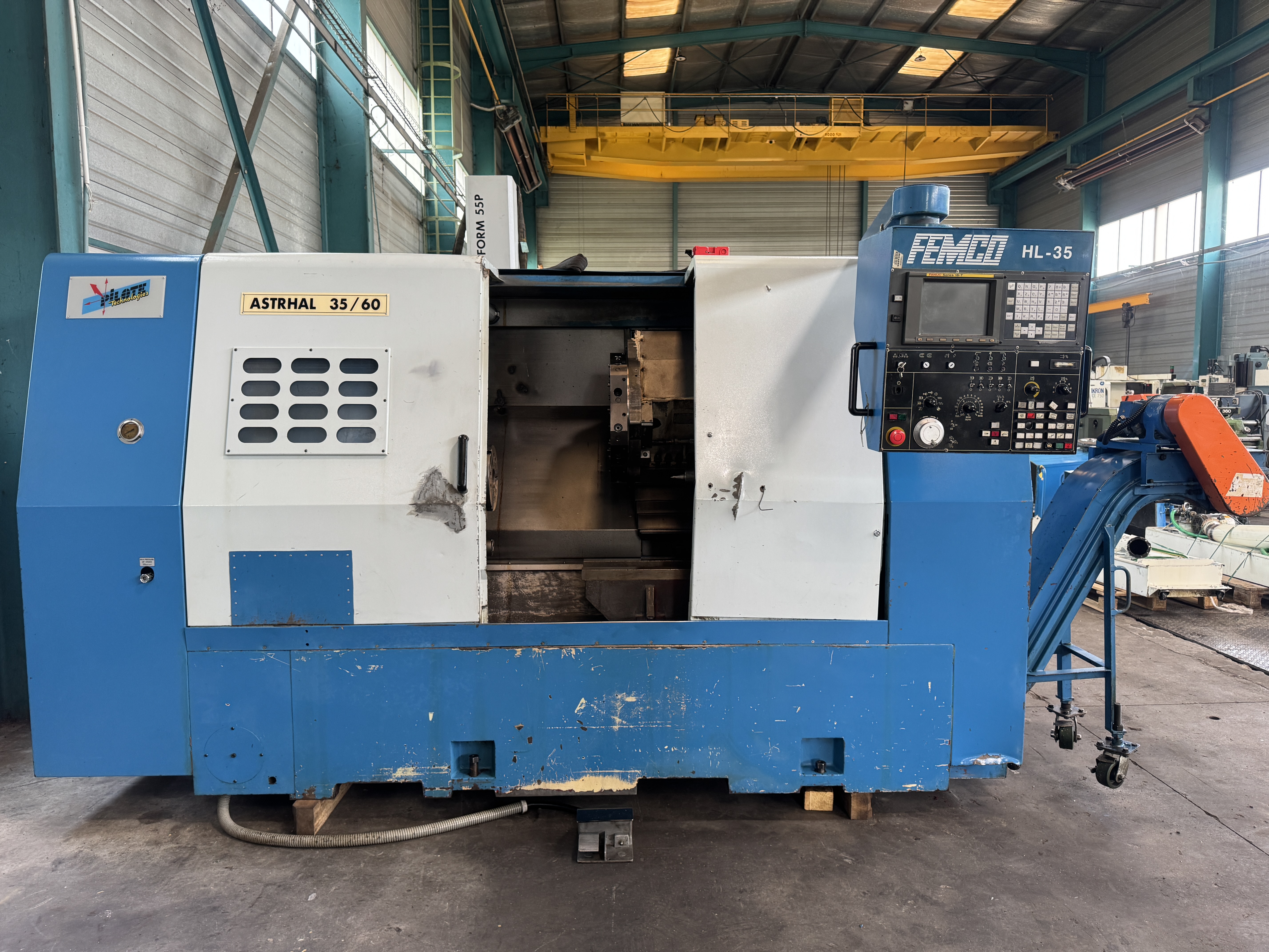Tour CNC 3 axes FEMCO HL 35-60M Bonne affaire